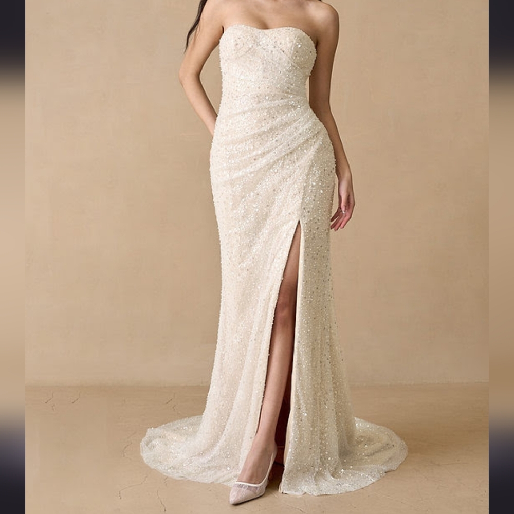 Azazie Athena Mermaid Wedding Dress Nwt